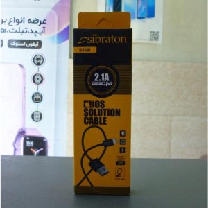 کابل تبدیل USB به لایتنینگ سیبراتون مدل S209i طول 0.25 متر
