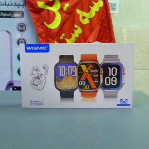 ساعت هوشمند Wisme مدل WS-X19 Ultra 3 به همراه هدفون بلوتوثی